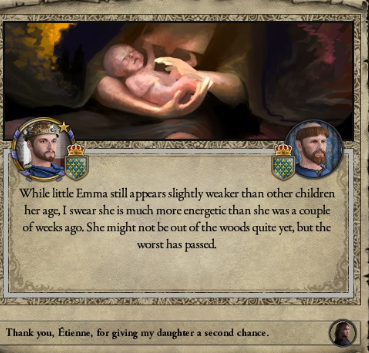 Treatment helped Princess Emma, May 1076.PNG